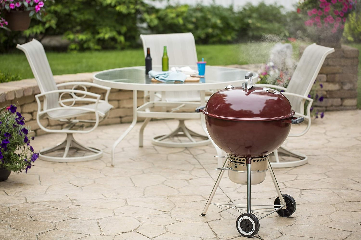 Weber-Stephen Products 14403001 22" Crimson Original Kettle