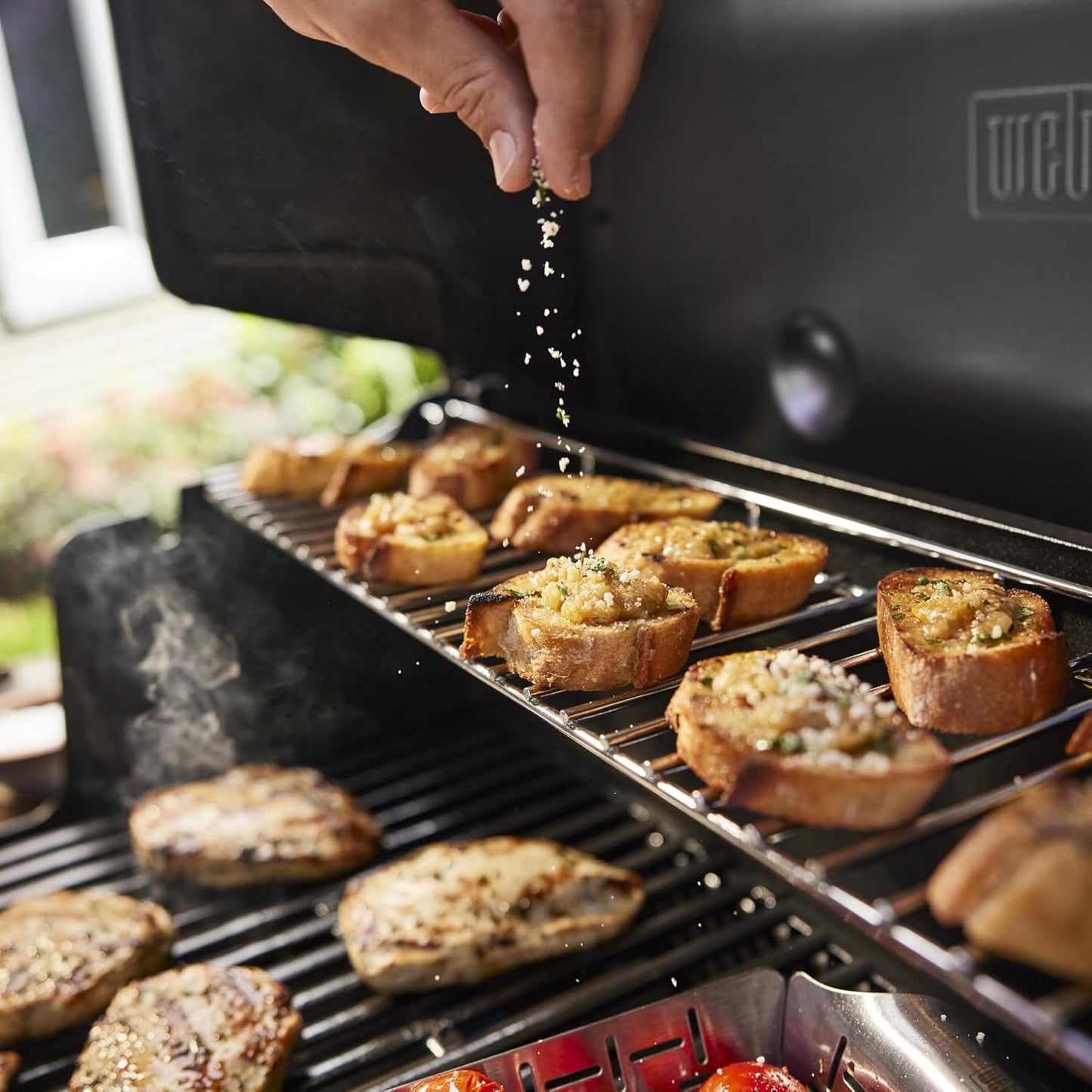 Weber Genesis E-325 Natural Gas Grill for Outdoor Cooking, 3 Burners, Black