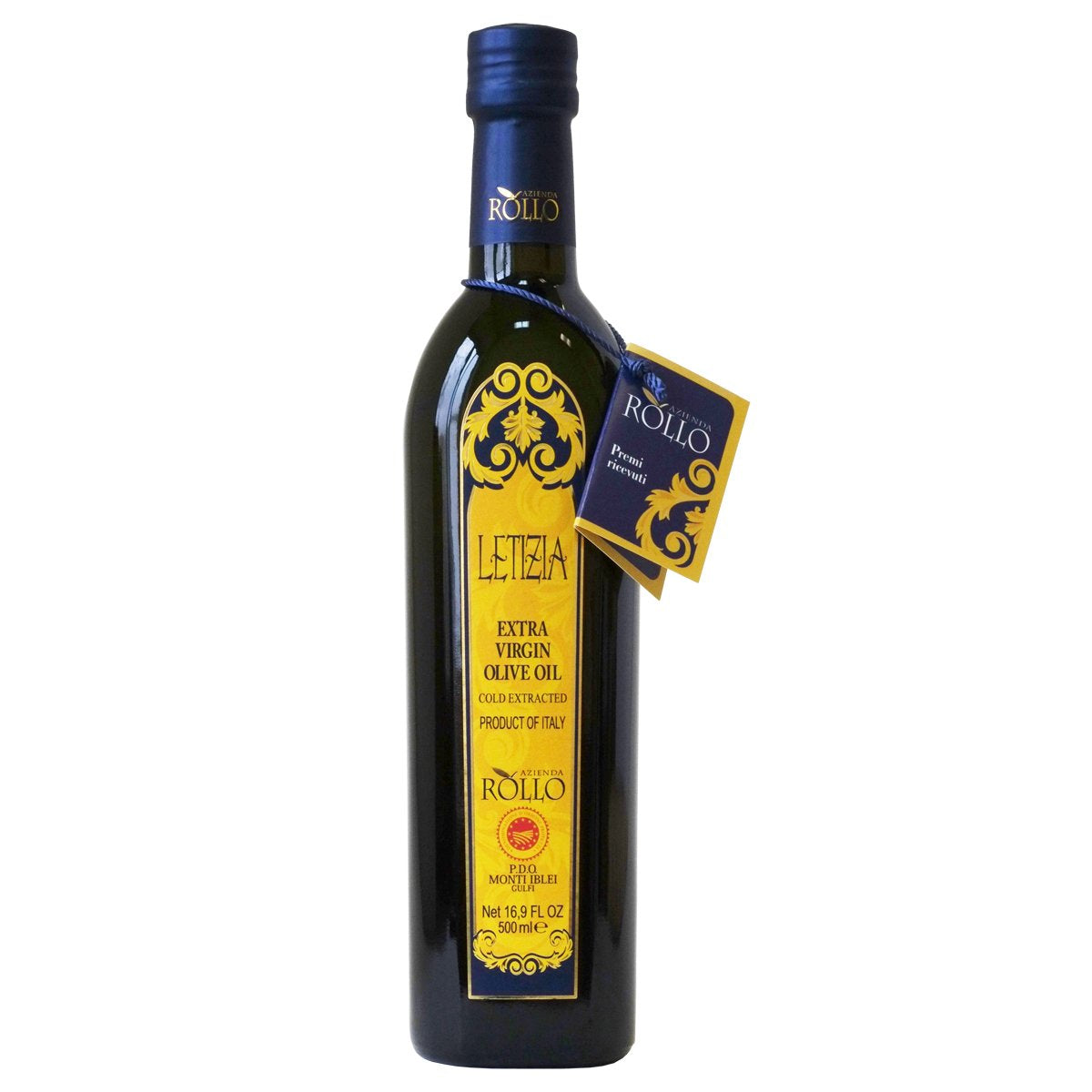 Letizia Sicilian Extra Virgin Olive Oil DOP 500 Ml