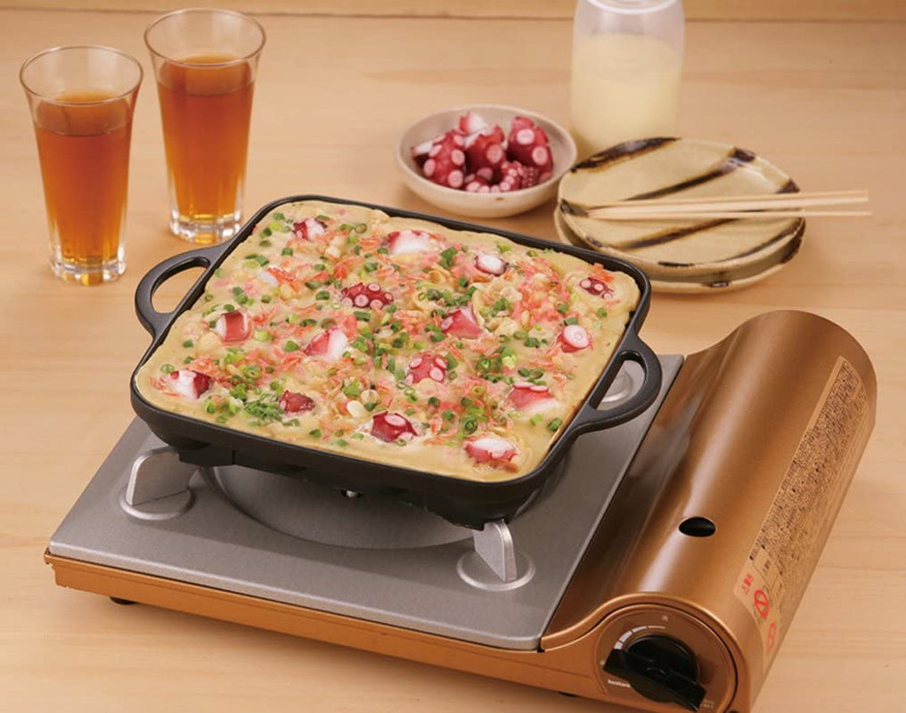 Iwatani Takoyaki Grill Pan , Medium, Black