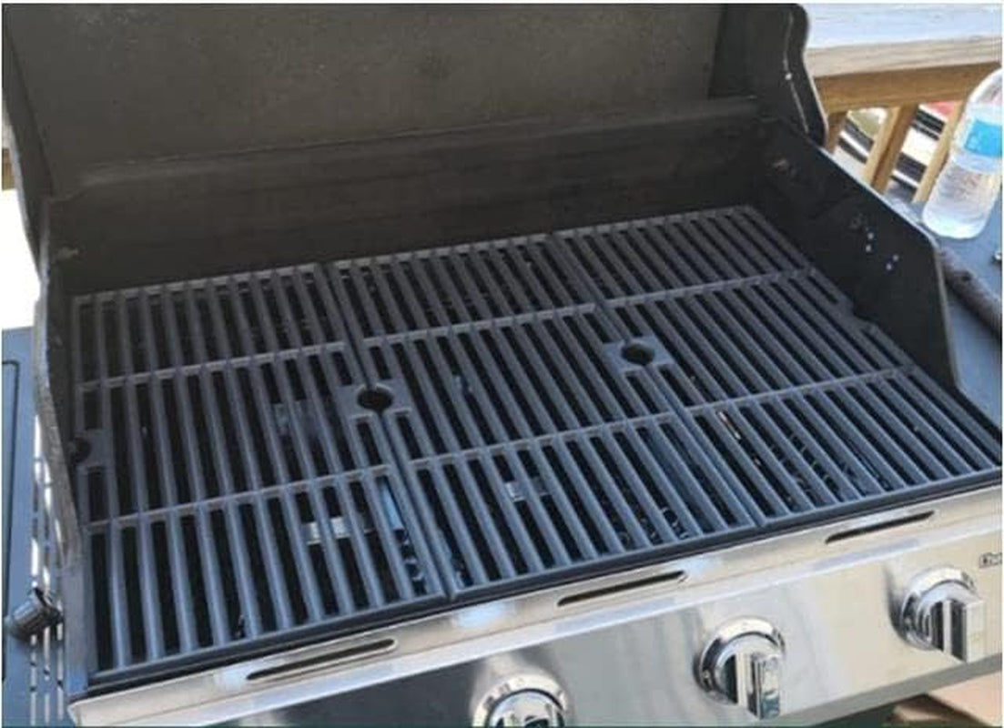 Grill Grates for Charbroil Advantage 4 Burner 463343015 463344015 463344116, Advantage 2 Coal Parts 463340516 Gas Grill, G467-0002-W1 Cast Iron Cooking Grids for Tru Infrared 463336016, 16 15/16"