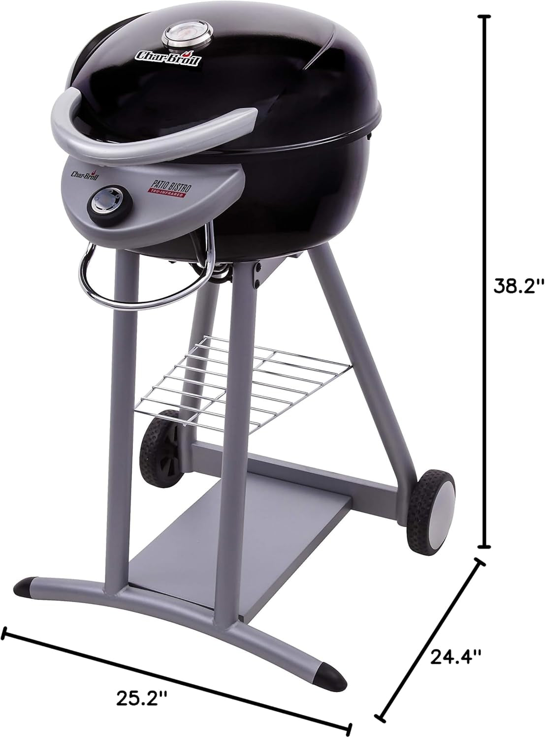 Char-Broil® Patio Bistro® Tru-Infrared Electric Grill, Black - 20602107