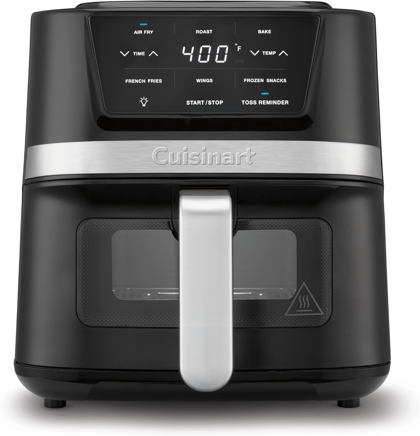 Cuisinart Air Fryer Oven, 2.6-Qt Basket Stainless Steel Air Fryer, Kitchen Dishwasher-Safe Parts with 3 Presets to Roast, Bake, & Air Fry, Quick & Easy Electric Fryer Meals, AIR-80