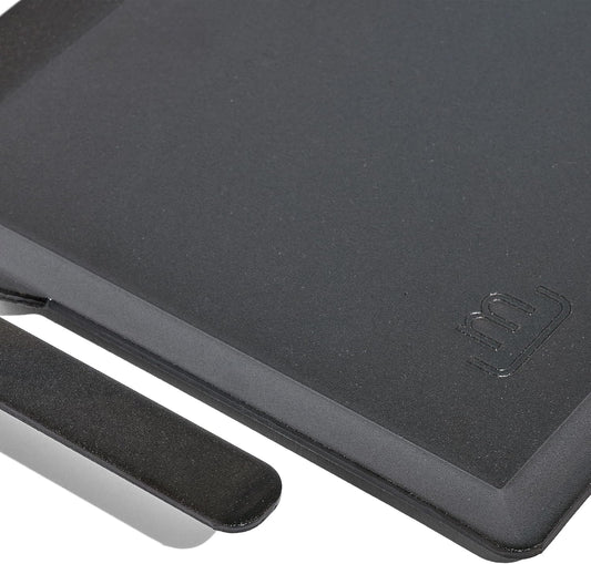 Made in Cookware - Carbon Steel Griddle + Grill Press - (Like Cast Iron, but Better) - Professional Cookware - Crafted in Sweden - Induction Compatible