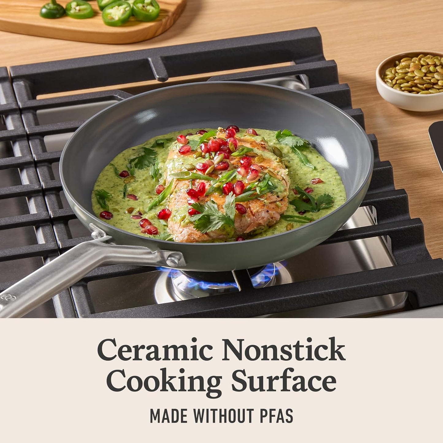 Calphalon® Ceramic Nonstick 12-Pc. Cookware Set