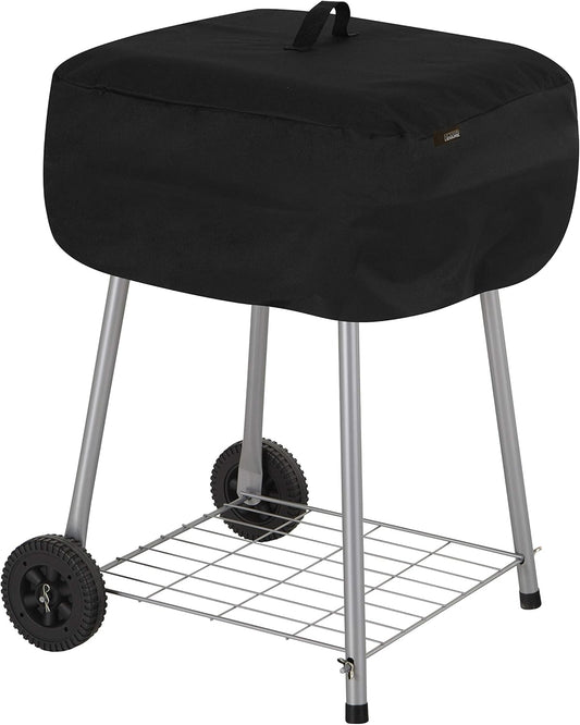 Modern Leisure 2974 Basics Walk-A-Bout Charcoal Grill Cover (21.5 L X 21.5 D X 14.5 H Inches) Water-Resistant, Black
