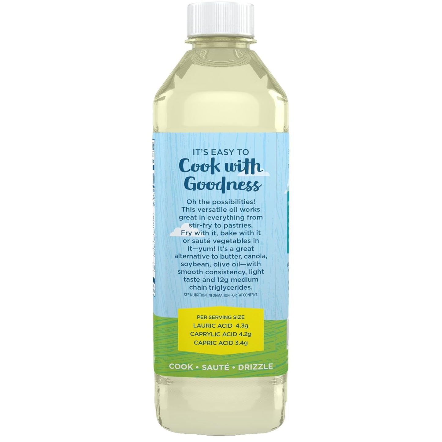 Carrington Farms Organic Liquid Coconut Oil - Gluten Free & Non-Gmo - Nutrient Dense Alternative for Baking & Cooking (16Oz)