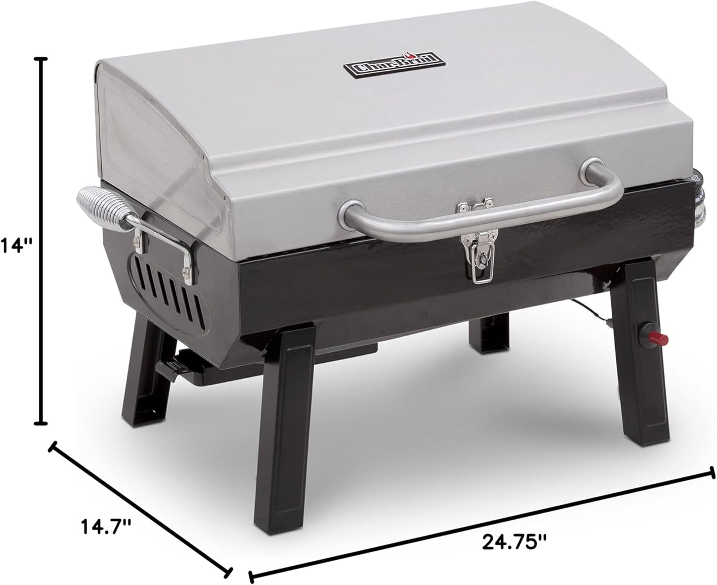 Char-Broil Stainless Steel Portable Liquid Propane Gas Grill