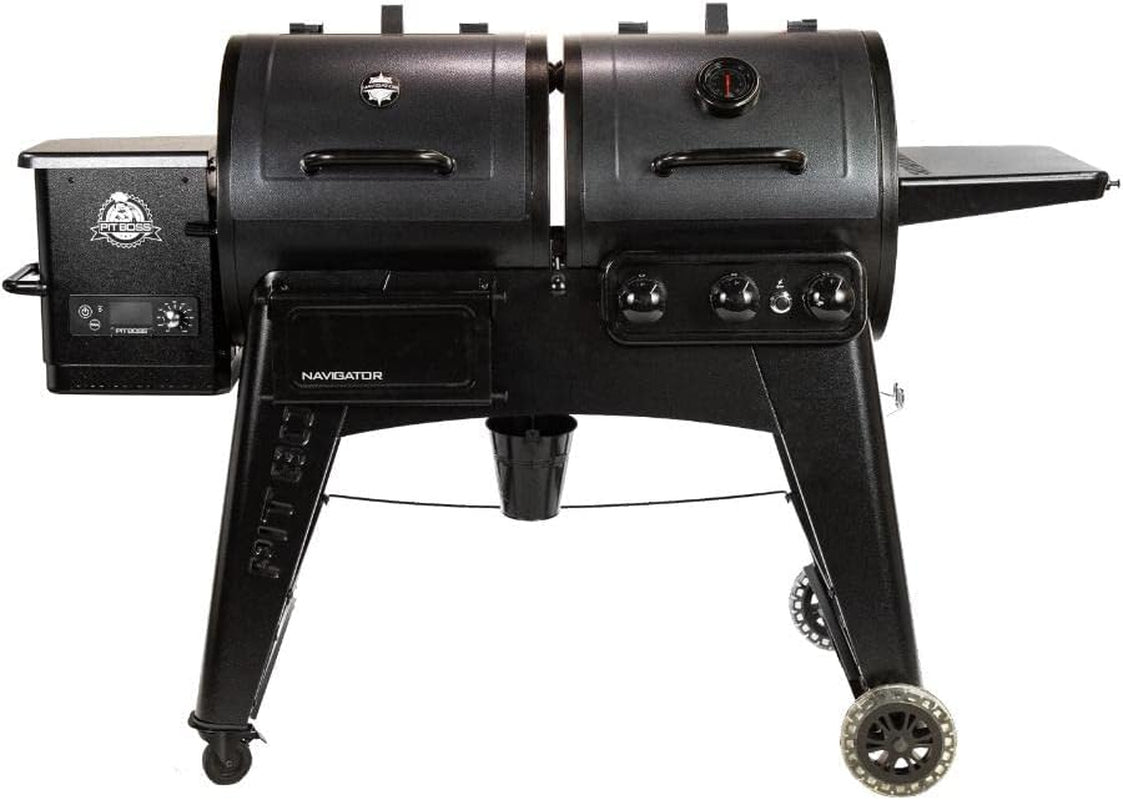 PIT BOSS Navigator Series Combo Grill - Wood Pellet & Propane - 1084 Sq. In. - Black