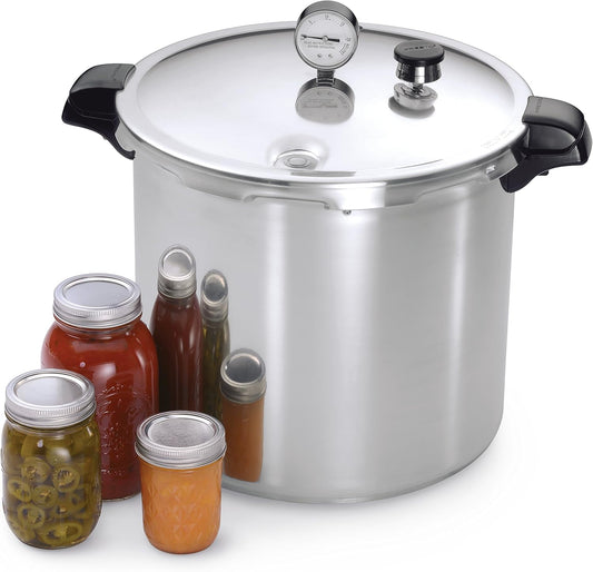 Presto 01781 Pressure Canner and Cooker, 23 Qt, Silver