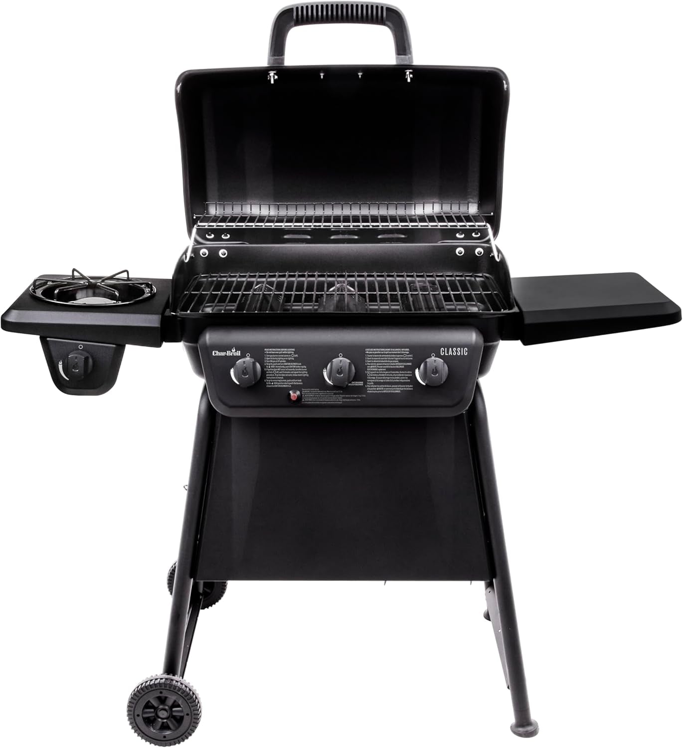 Char-Broil® Classic Series™ Convective 3-Burner with Side Burner Propane Gas Stainless Steel Grill - 463773817-P2