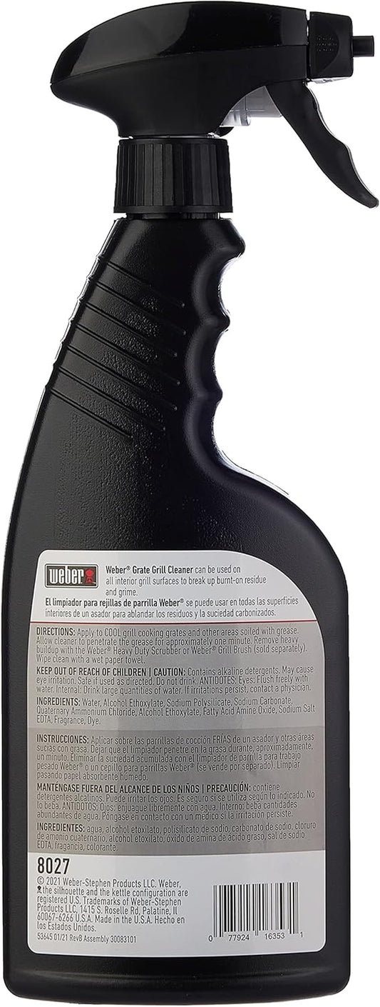 Weber Grill Grate Cleaner, 16 Oz Spray Bottle