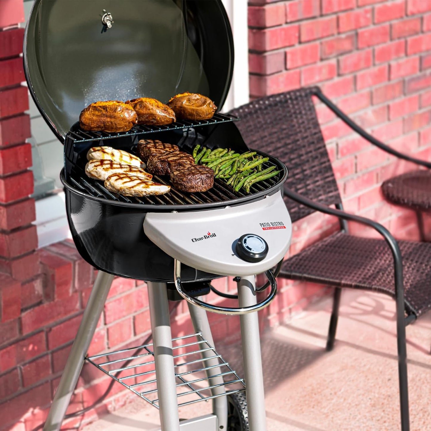 Char-Broil® Patio Bistro® Tru-Infrared Electric Grill, Black - 20602107