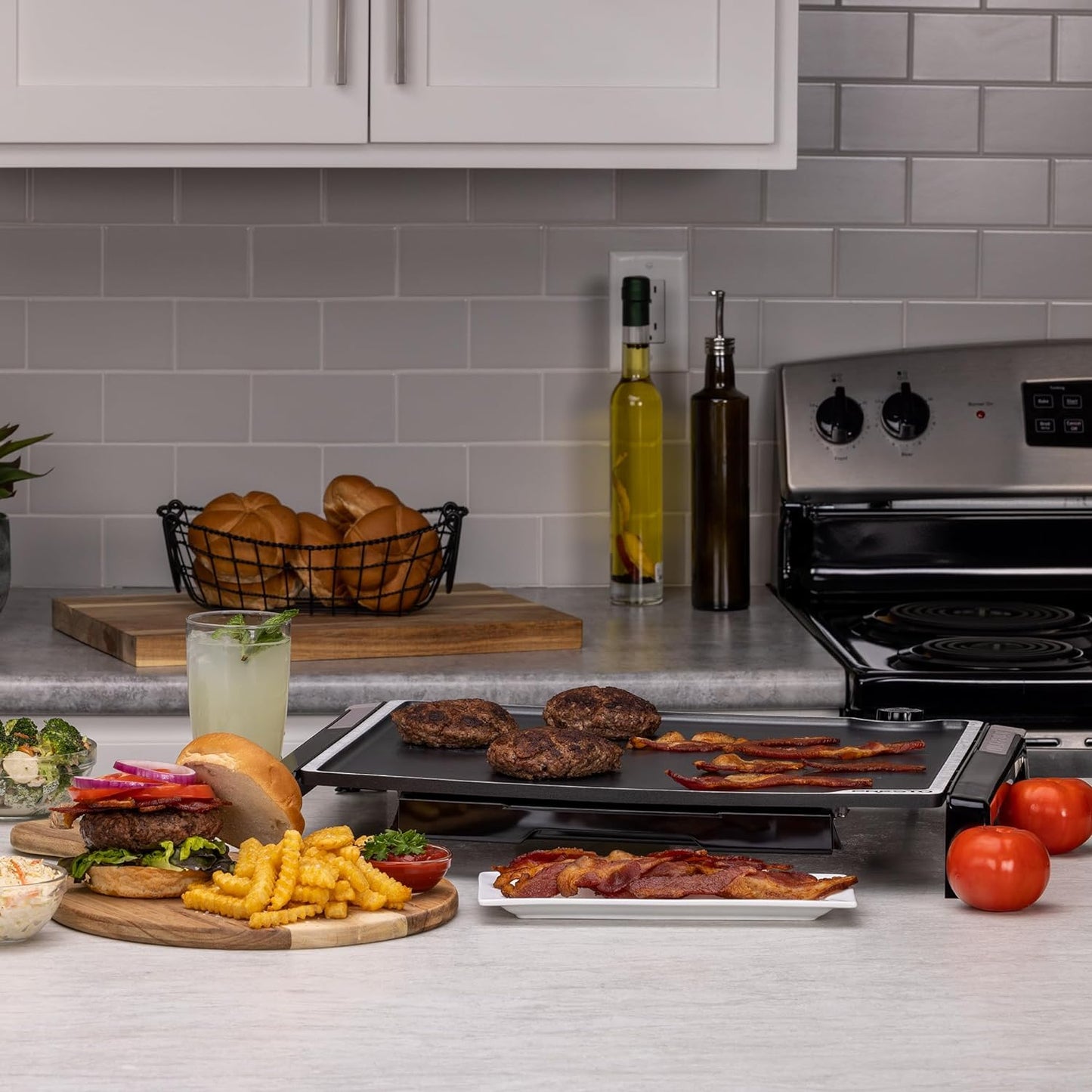 Presto 07073 XL Tilt-N-Fold Electric Griddle, Black