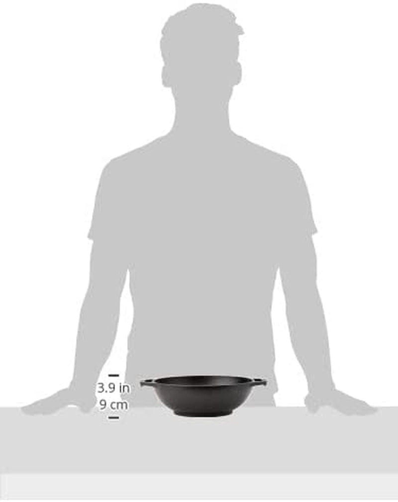 Lodge Manufacturing Company L9MW Mini Wok Cast Iron, 9", Black