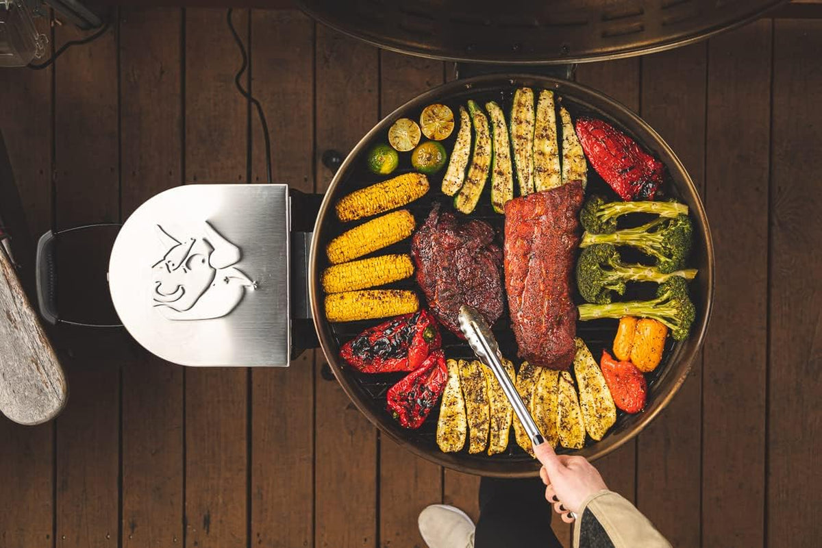 Recteq Pellet Grill RT-B380 Bullseye + Cover, BBQ, Outdoor, and Electric Pellet Smoker Grill, Electric Smokers, Uses 100% Wood Pellets for Ribs, Brisket, Chicken, Sear, Smoke