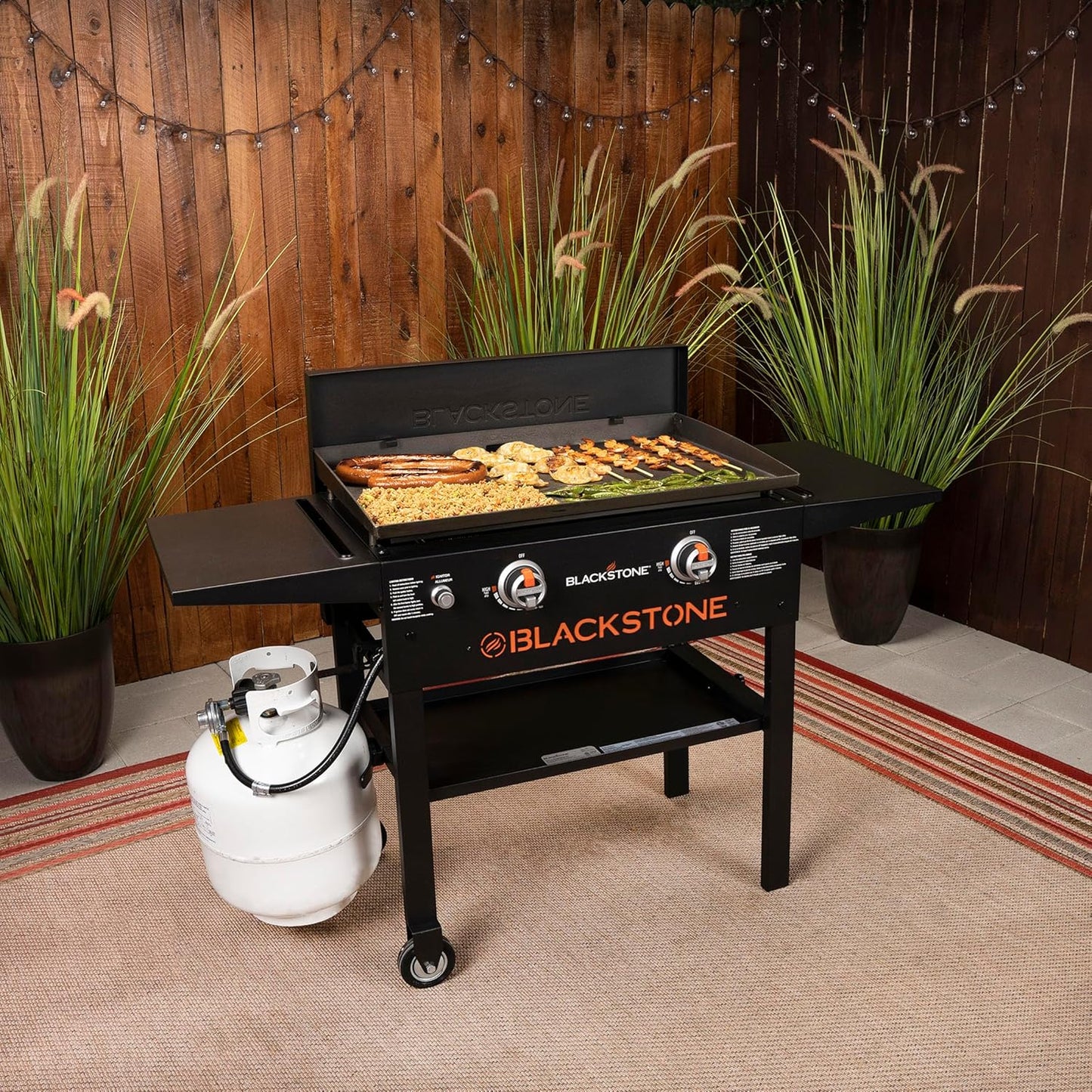 Blackstone 5003 28” Griddle Hard Cover, Powder Coated Steel, Black