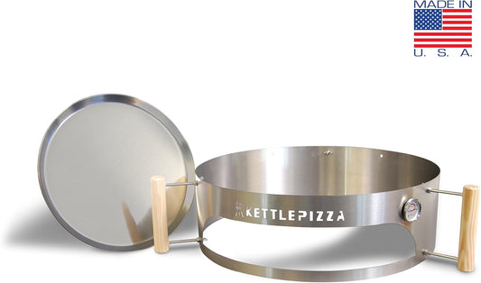 Kettlepizza Basic 22.5 - Pizza Oven Kit for 22.5 Inch Kettle Grills. Made in USA