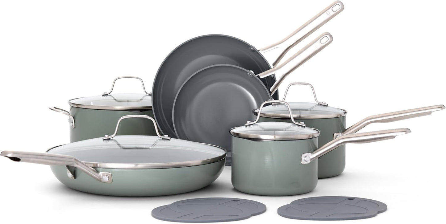 Calphalon® Ceramic Nonstick 12-Pc. Cookware Set