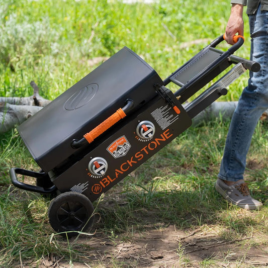 Blackstone 22 Inch Griddle - Portable Blackstone Omnivore Grill with Flexfold Legs, Includes Accessories, Seasoning, and Griddle Gloves