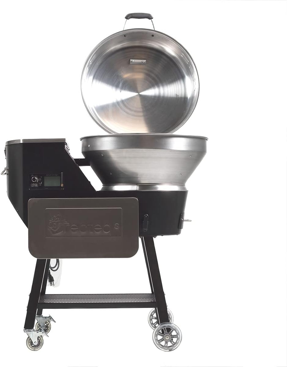 Recteq Pellet Grill RT-B380X Bullseye Deluxe, Wifi Enabled Electric Pellet Smoker Grill, Wood Pellets, BBQ Outdoor, Smoke, Sear, and More