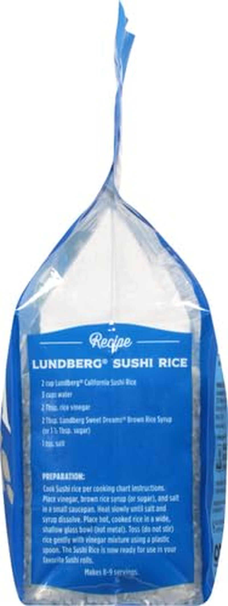 Lundberg Family Farms - Organic California Sushi Rice, Japanese Style Short Grain Rice, Perfectly Sticky, Pantry Staple, Non-Gmo, Gluten-Free, USDA Certified Organic, Vegan, Kosher (32 Oz) (Pack of 2)