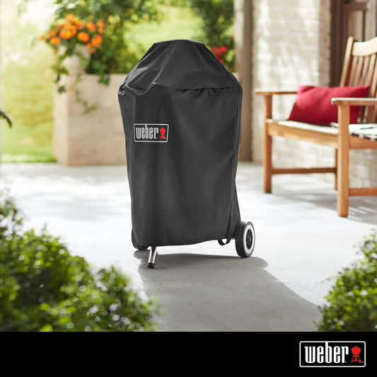 Weber Grill Cover for Weber 18-Inch Charcoal Grills, 18-Inch, Black
