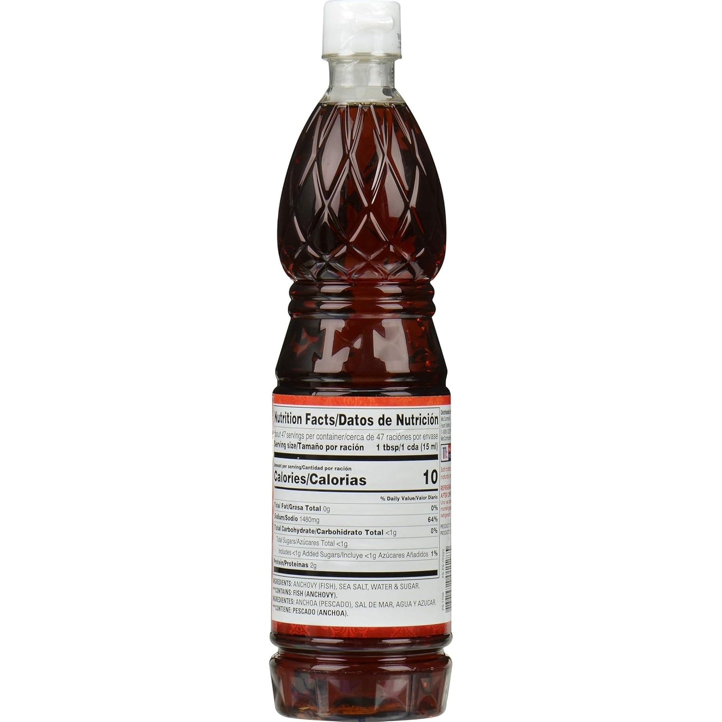 Thai Kitchen Premium Fish Sauce, 23.66 Fl Oz - One 23.66 Fluid Ounce Bottle of Fish Sauce Crafted for Dressings and Marinades for a Sweet, Tangy and Spicy Flavor