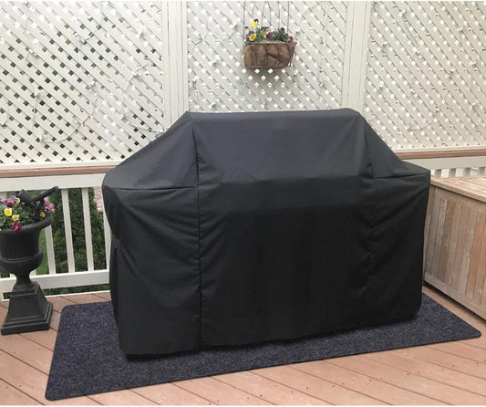 Gas Grill Mat— BBQ Grilling Gear for Gas/Deck Absorbent Grill Mat Lightweight Washable Floor Mat,Under Grill Mat for Protective Floor,Protects Decks and Patios from Grease and Sauce Spills(36" X60")