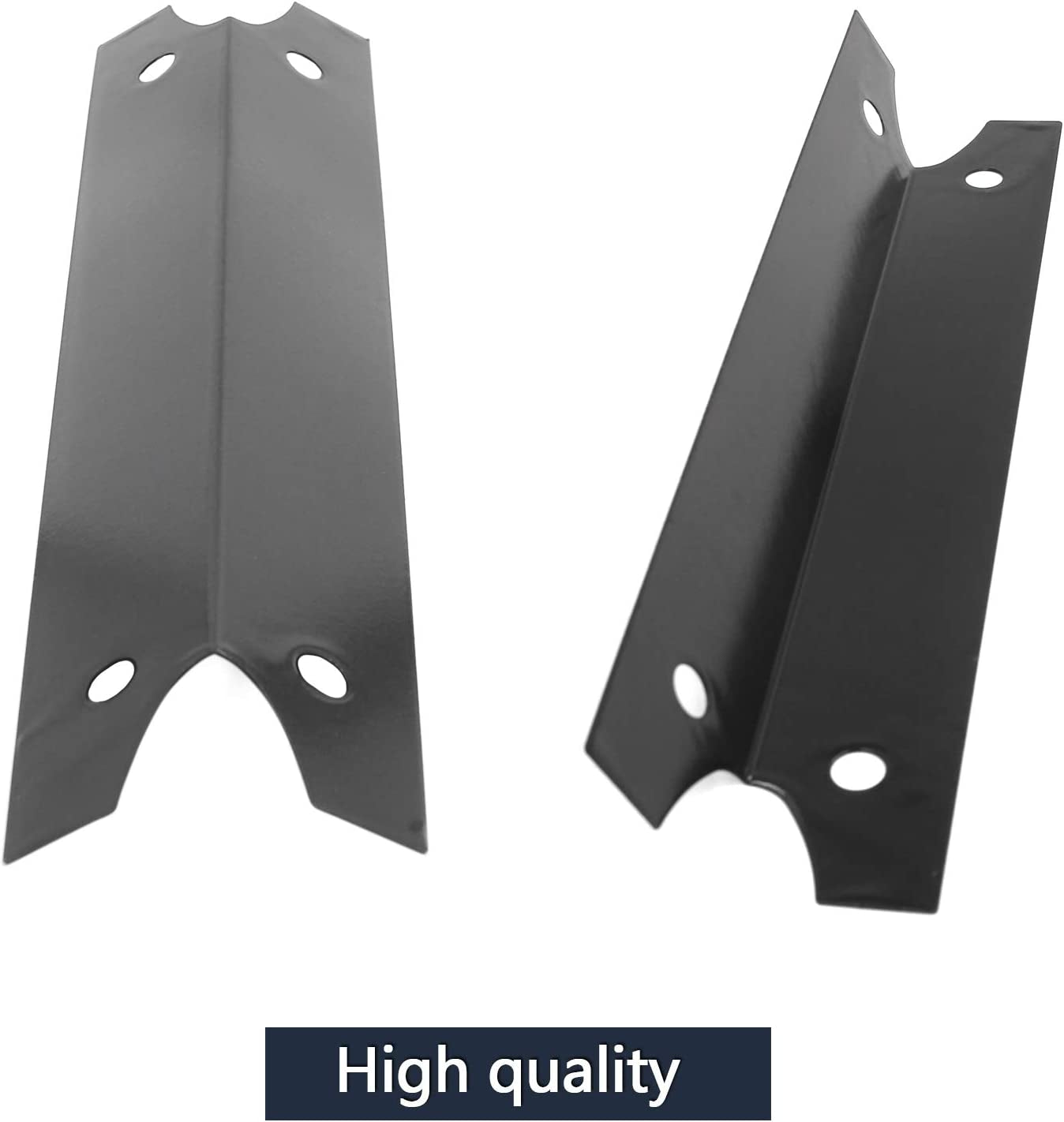 16 3/4" Porcelain Steel Heat Plate Shield Tent, Burner Cover Gas Grill Replacement for Brinkmann 4040, Charmglow Models 600-7100-0, BMHP1BBQ Vaporizor Flavorizer Bar PPG311 (4-Pack)