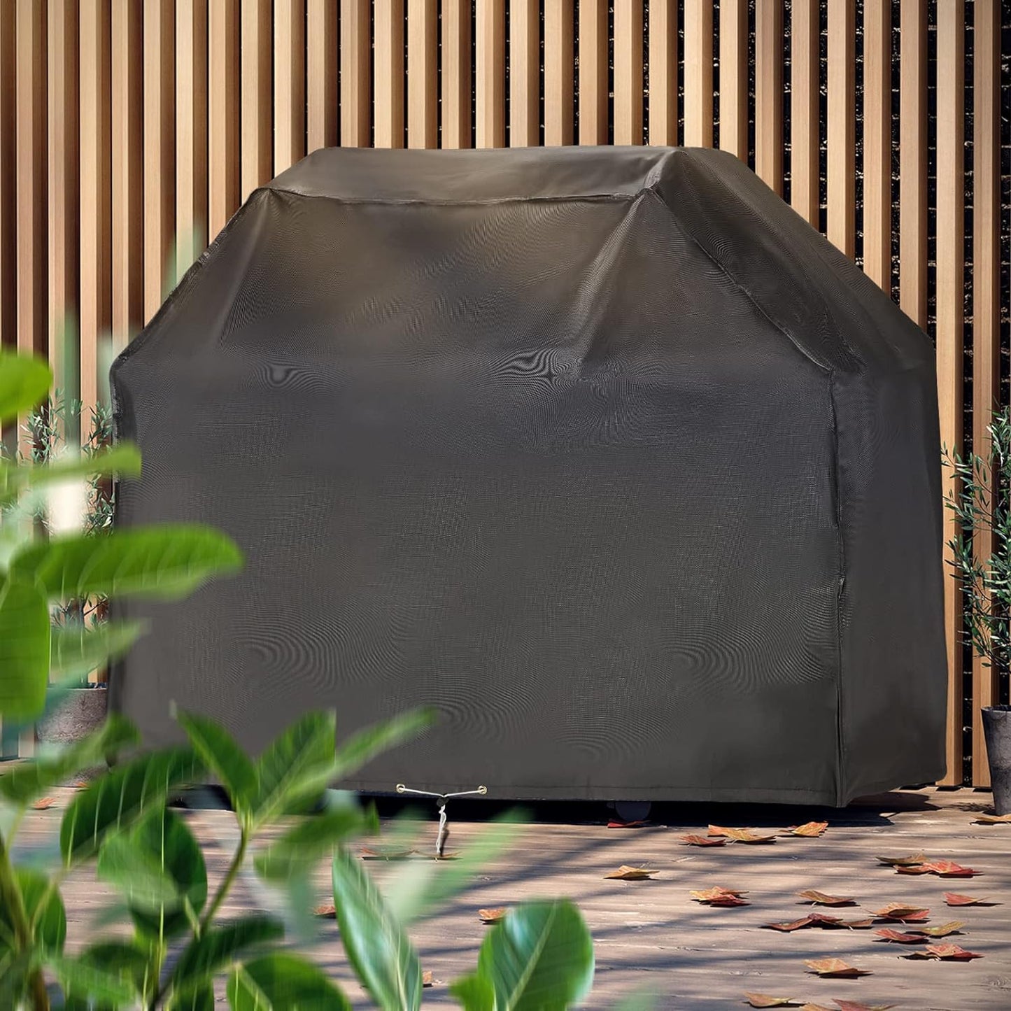 Waterproof BBQ Grill Cover 72-Inch, Heavy Duty Outdoor Gas Grill Covers, with Drawstring Barbecue Covers for Weber Char-Broil Brinkmann Nexgrill and More, All Weather Barbecue Grills Protector