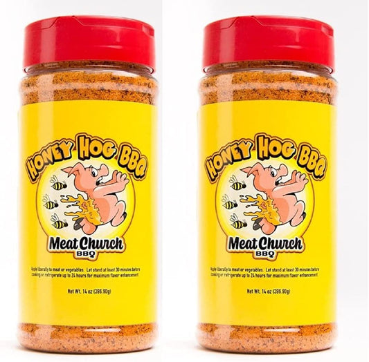 BBQ Rub Combo & BBQ Rub Combo: Two Bottles of Voodoo (14 Oz) BBQ Rub and Seasoning for Meat and Vegetables, Gluten Free, Total of 28 Ounces