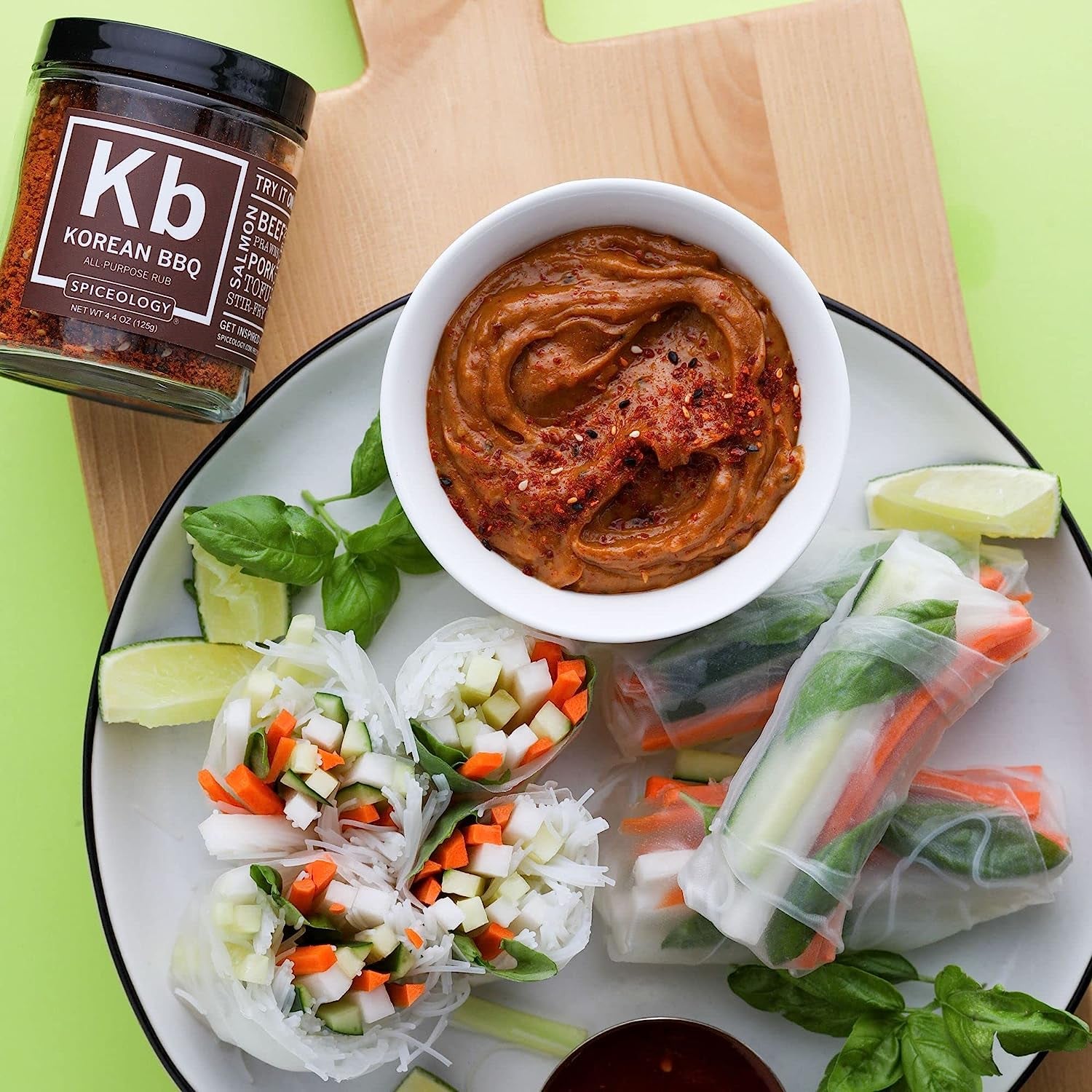 Spiceology - Korean BBQ All-Purpose Spice Rub - Barbeque Rubs, Spices and Seasonings - Use On: Stir-Fry, Salmon, Beef, Chicken, Prawns, Pork, Tofu, and Vegetables - 4.4 Oz