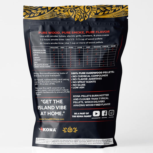 Best Wood Smoking Pellets - Grilling Smoker Tube Pellets Variety Pack - 100% Hickory, Premium Blend, 100% Oak, Signature Sweetwood Blend - 2 Pound Bags