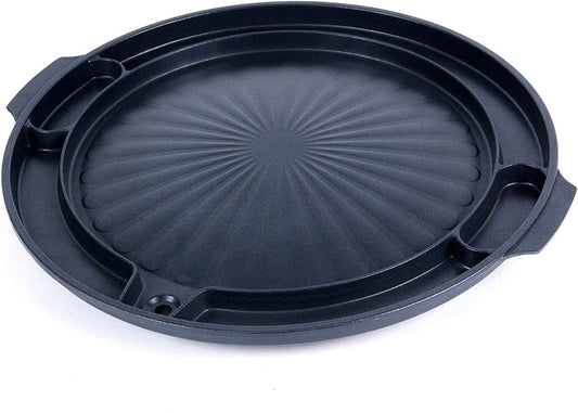 - Master Grill Pan, Korean Traditional BBQ Grill Pan - Stovetop Nonstick Indoor/Outdoor Smokeless BBQ Cast Aluminum Grill Pan
