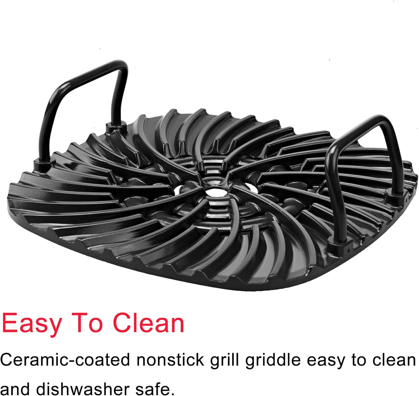 Grill Grate Compatible with Ninja AG301 Foodi,Accessories for Ninja Foodi 5-In-1 Indoor Grill,Non-Stick Replacement Grill Griddle for Ninja Foodi AG300,AG400,AG302,EG201,LG450CCO,LG450CO,IG351A,IG302Q