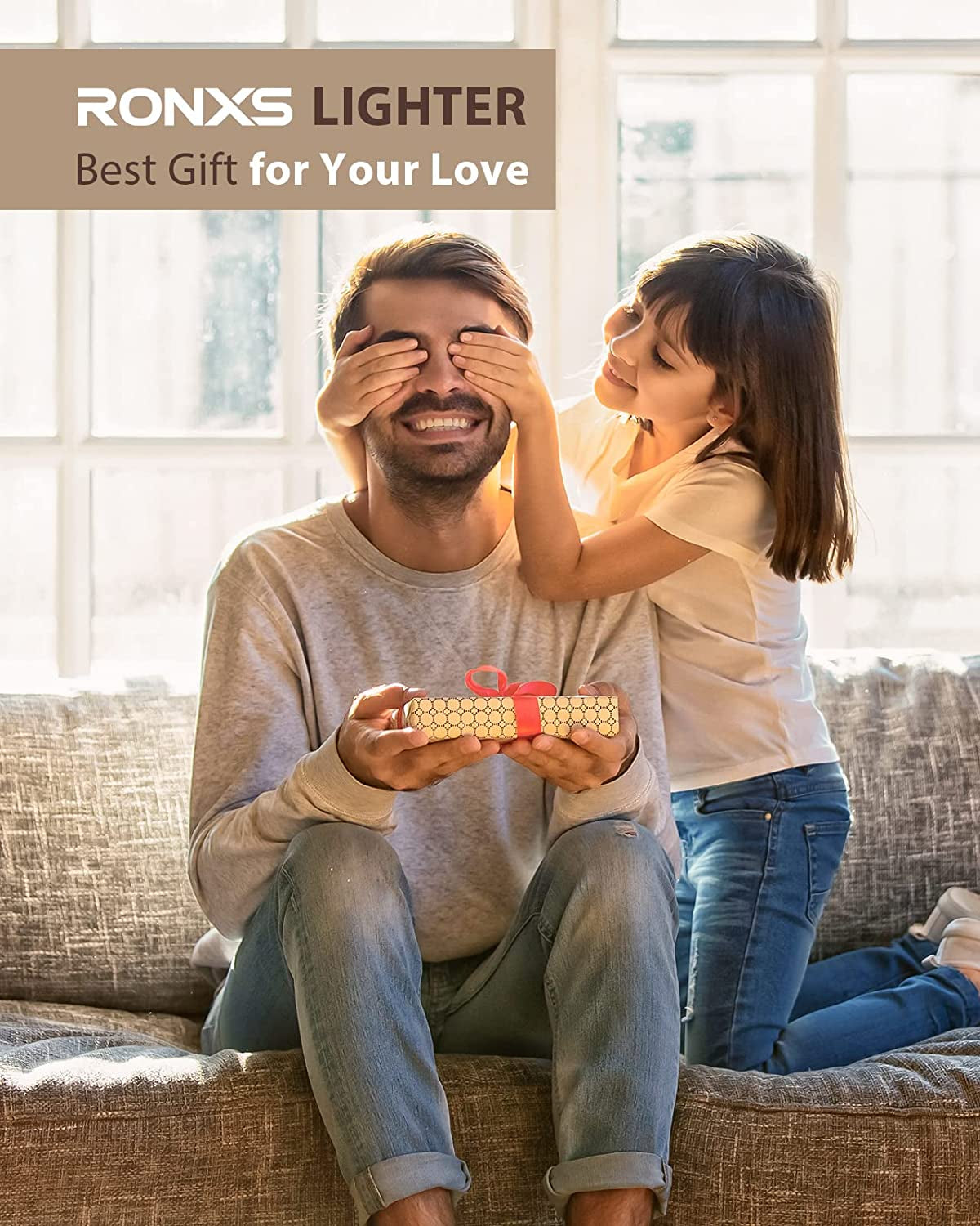 RONXS Lighter Electric Lighter Rechargeable Arc USB Candle Lighters with LED Battery Display, Flexible Neck Windproof Flameless Plasma Long Lighters for Candle BBQ Camping (N-Pink&Gold)