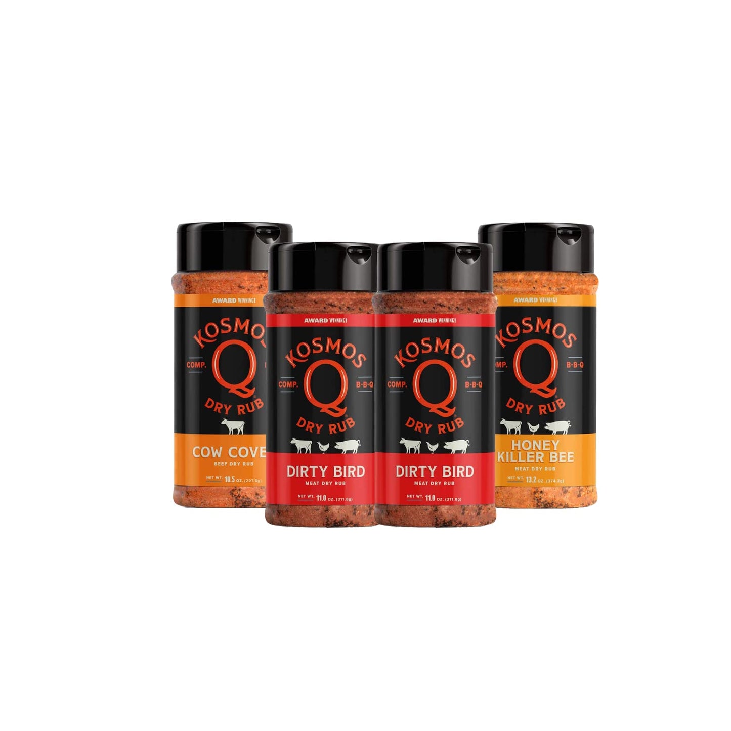 Ultimate Rub Bundle - Sweet, Savory & Spicy Gourmet Rubs - Dry Rubs for BBQ, Smoking, Grilling & More (10.5 Oz Shakers)