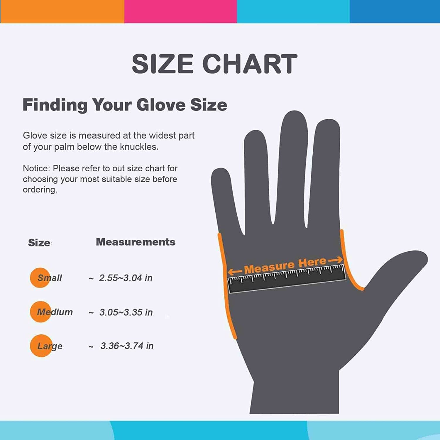 Rubber Cleaning Gloves - 3 Pairs Latex Free Kitchen Cleaning Gloves with Cotton Liner- Household Dishwashing Gloves, Non- Slip Waterproof (Large, Blue+Pink+White)