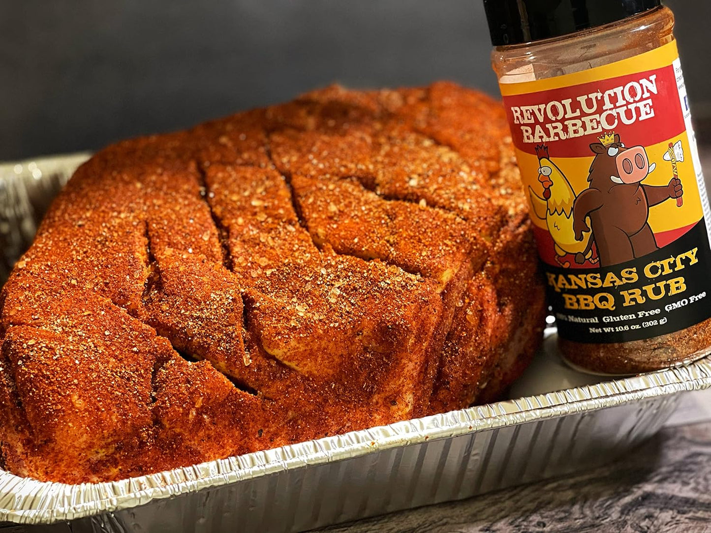 Texas and KC Rub Combo: Texas Beef BBQ Rub and Kansas City BBQ Rub for Beef, Pork, and Chicken