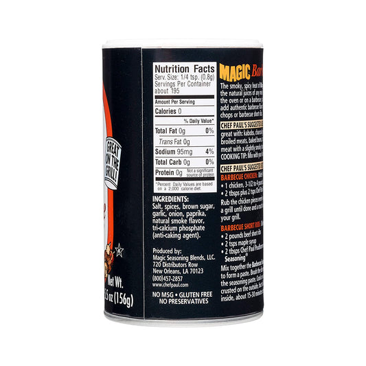 Chef Paul Prudhomme'S ~ Magic Barbecue Seasoning, 5.5-Ounce Canister