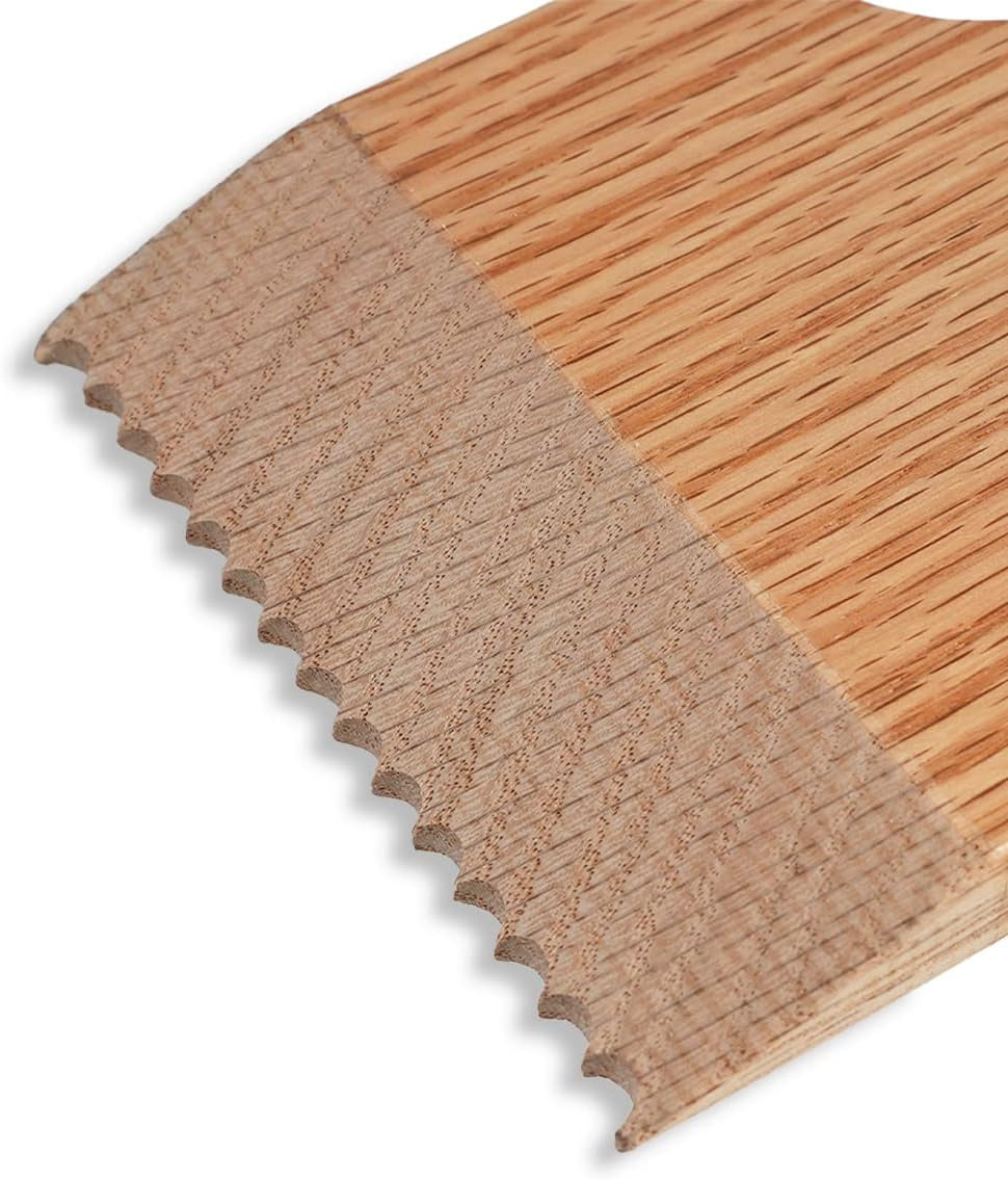 Grill Scraper, Soild Oak Wooden Grill Brush, Grill Scraper for Outdoor Grill, Bristle Free Grill Scrapers, Grill Grate Cleaner Safe Wood Grill Brusher