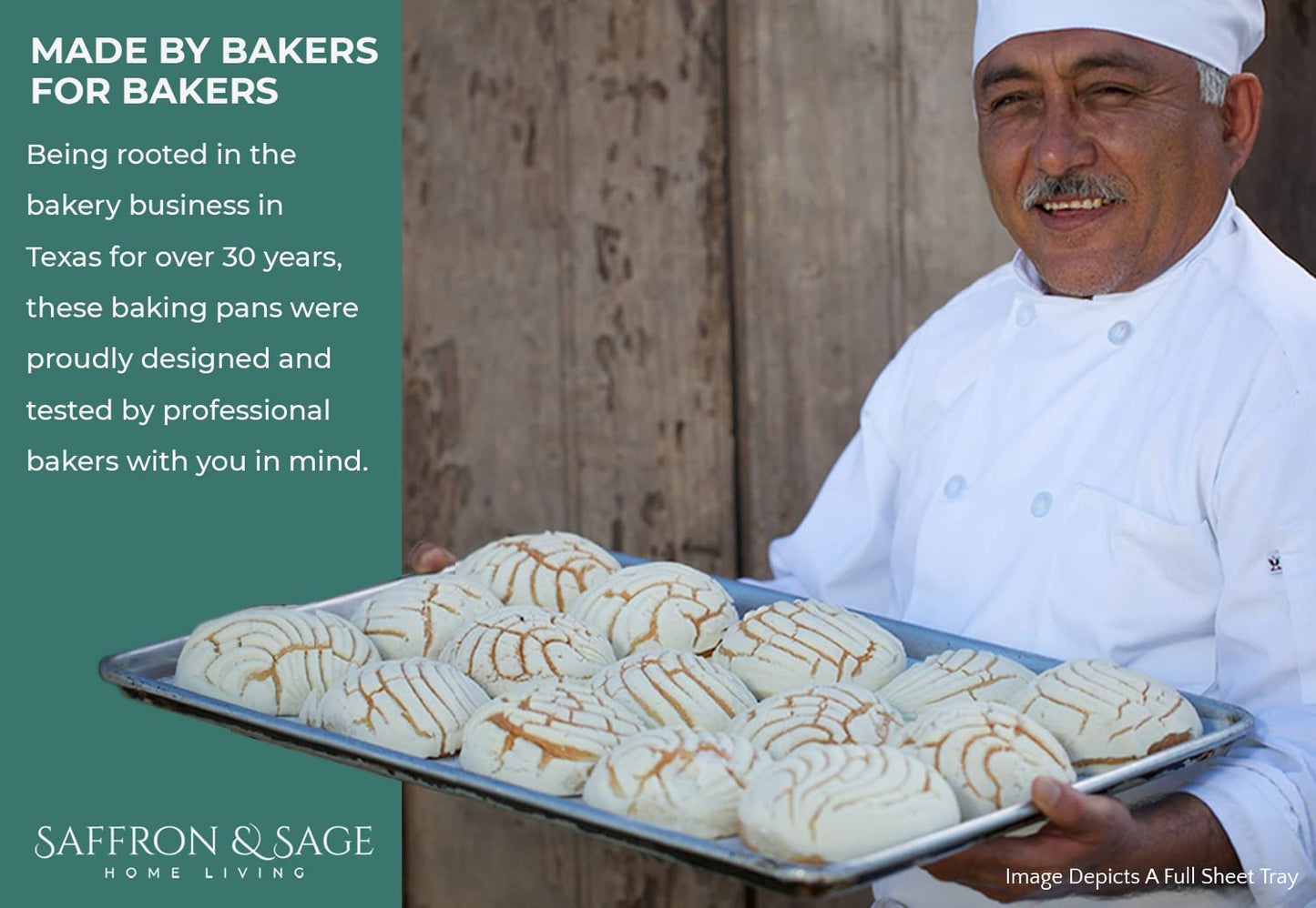 Commercial Quality Cookie Sheet and Rack - Aluminum Half Sheet Baking Pan and Stainless Steel Cooling Rack Set - This 13X18 Baking & Roasting Tray Is Rust & Warp Resistant, Heavy Duty, of Thick Gauge