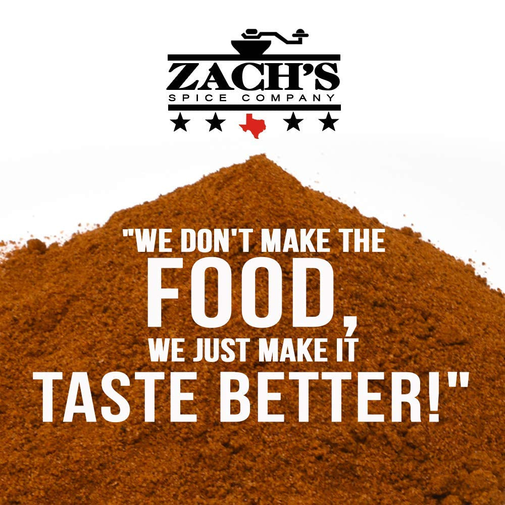 Zach'S Original Style Bar-B-Que Brisket Rub - Championship Cook-Off Winning Brisket Rub (Texas Style Bar-B-Que Sweet Rub (No MSG), 1 Pound)