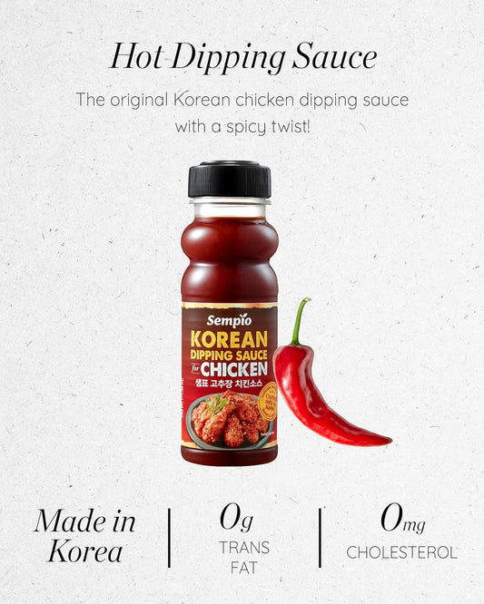 Korean Dipping Sauce for Chicken, Sweet & Spicy (8.45 Fl Oz, 250Ml),