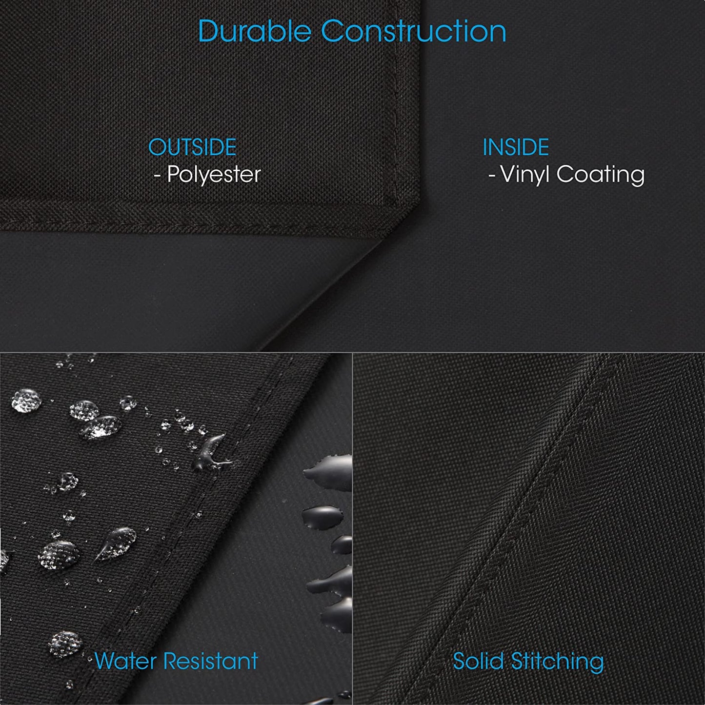 Griddle Grill Cover for Blackstone 36 Inch Proseries Grill, Waterproof Flat Top Grill Cover with Sealed Seam, Heavy Duty Large Grill Cover 70 Inch, Compare to Blackstone 5005, 5482, Black