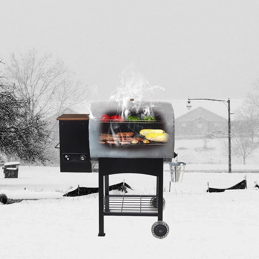 Grill Thermal Insulation Blanket for Pit Boss 67341 700 Series Grills, 700FB 700S 700SC, Rancher, 700 Classic Grill Insulation Blanket, Wood Pellet BBQ and Smoker Blanket for Winter Cooking