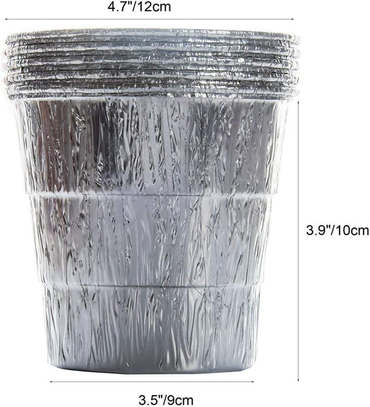 Pellet Smoker Grill Grease Bucket with 10-Pack Aluminum Disposable Bucket Liners Replacement Part for Models 20/22/34 Series, Traeger Grills Wood Pellet BBQ, Grill Accessories