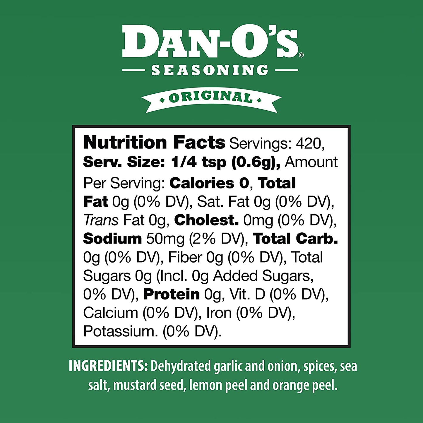 Dan-O’S Seasoning Original | Medium Bottle | 1 Pack (8.9 Oz)