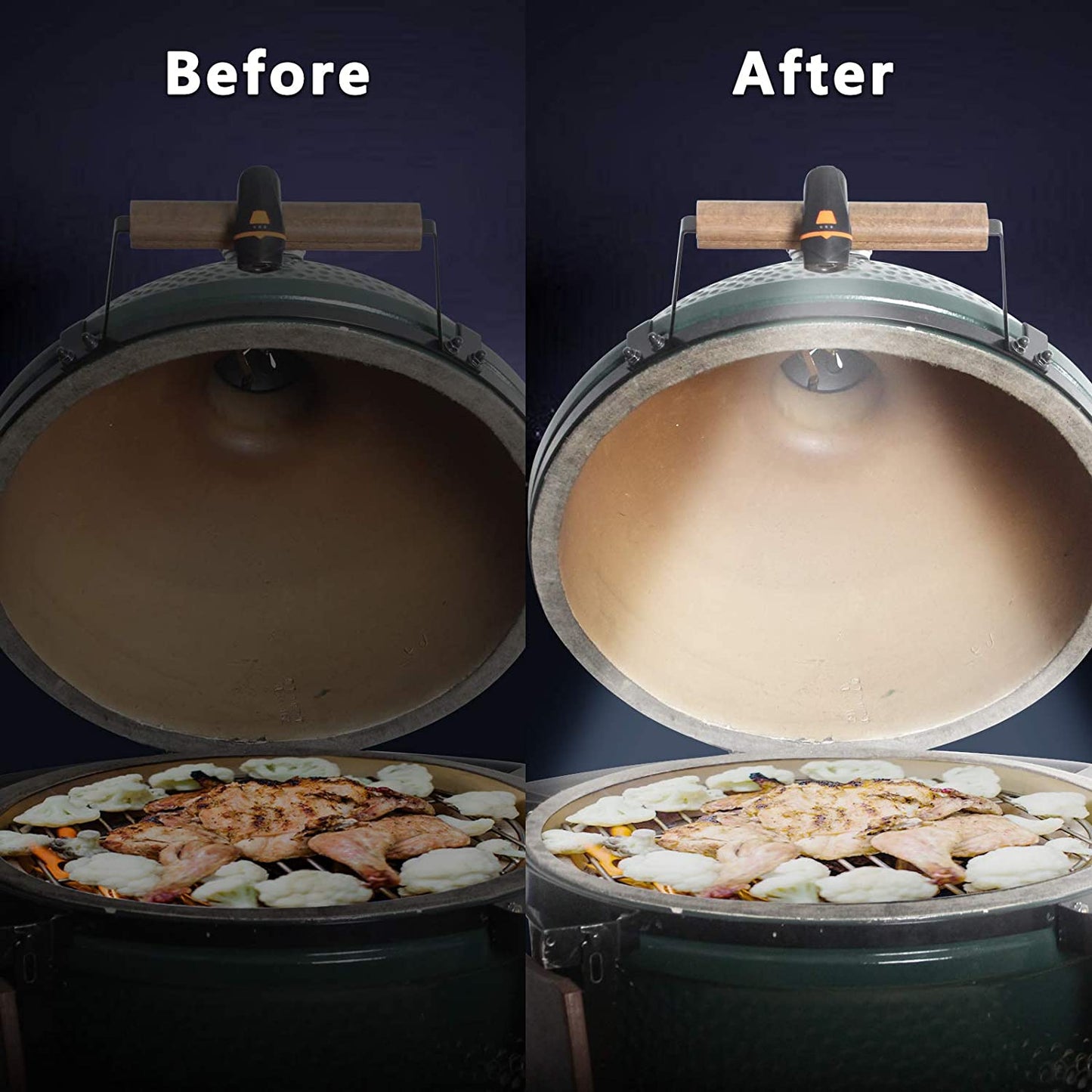 Barbecue Grill Light Big Green Egg Accessories Grill Outdoor LED Barbecue Lamp for Big Green Egg,Grill Dome,Big Joe Kamado